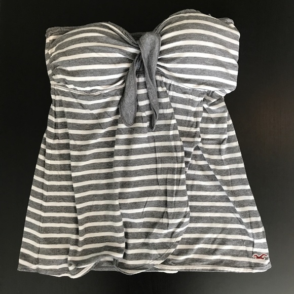 Hollister strapless wrap style bow top - large - Picture 8 of 8